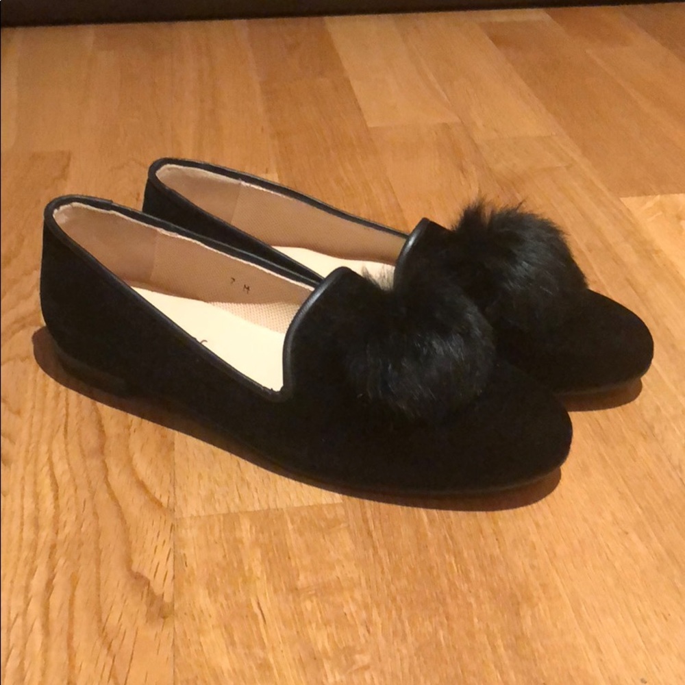 Jon Josef Gatsby pom pom black velvet